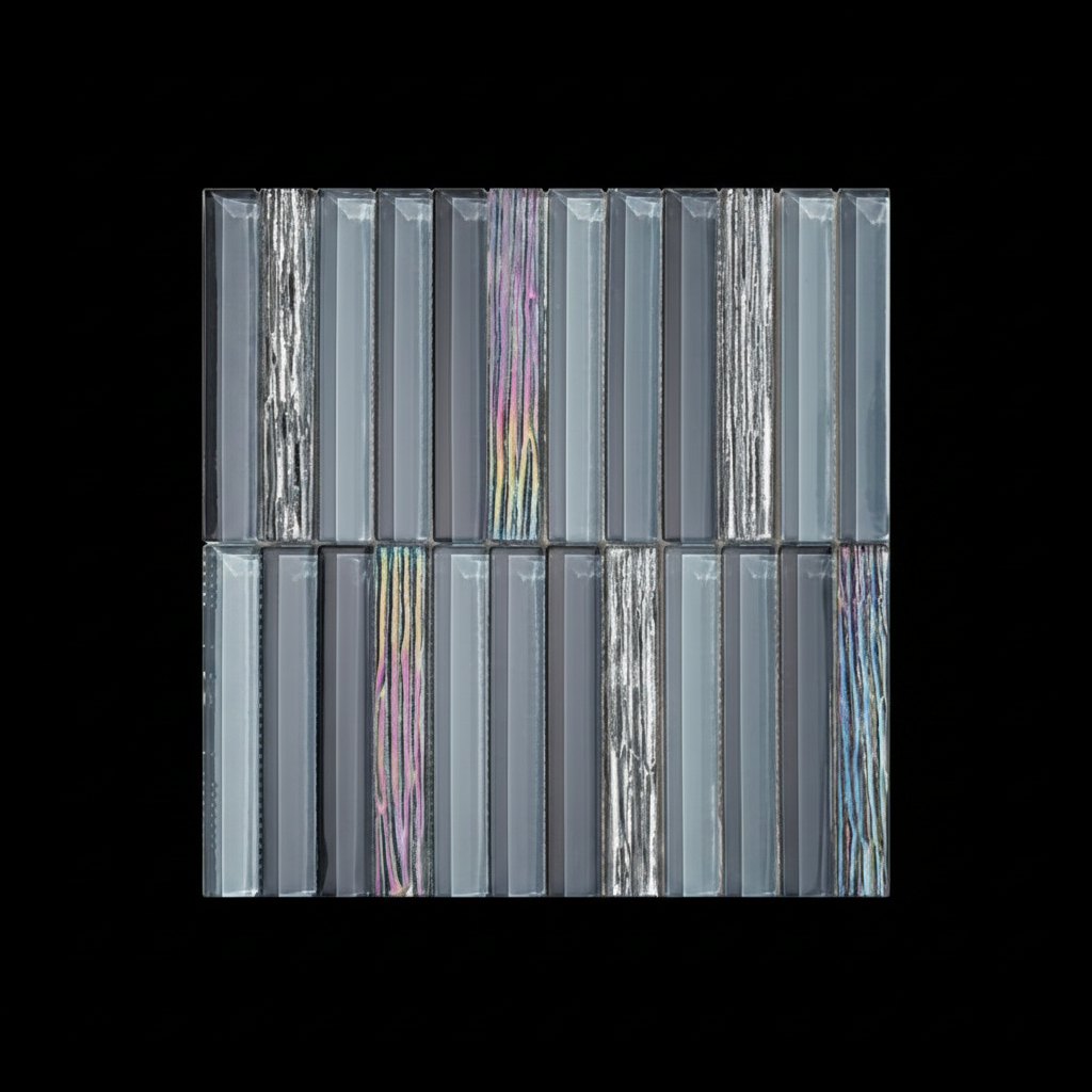 Slate Grey Mosaic Tile – No Background